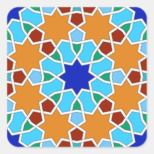 Islamic geometric pattern sticker