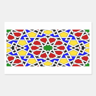 Islamic geometric pattern sticker