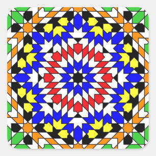 Islamic geometric pattern sticker