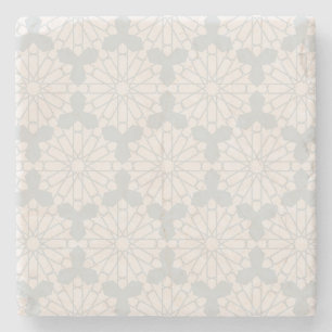 Islamic Geometric Pattern Stone Coaster