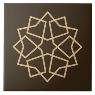 Islamic geometric pattern tile