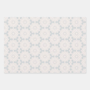 Islamic Geometric Pattern Wrapping Paper Sheet