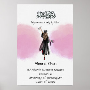 Islamic Graduation certificate  Poster