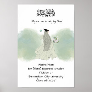 Islamic graduation Degree certificate Poster