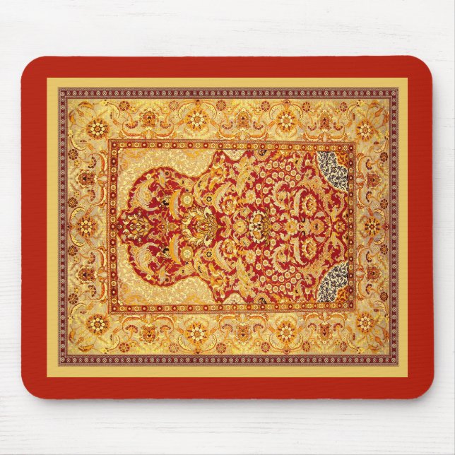 Islamic Heritage Muslim Prayer Rug Mouse Pad (Front)