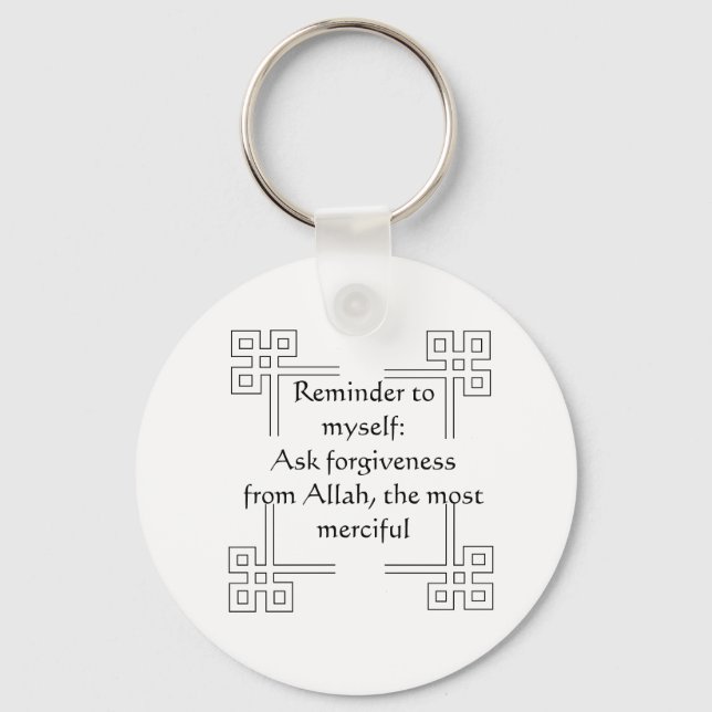 Islamic Keychain (forgiveness) (Front)