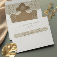 Islamic Lace-Effect Wedding Bismillah