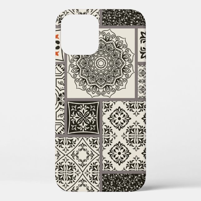 Islamic Majolica Pottery Tile Pattern Case-Mate iPhone Case (Back)