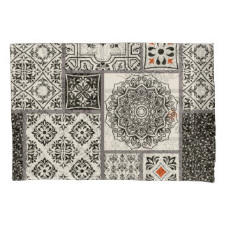 Islamic Majolica Pottery Tile Pattern Pillowcase