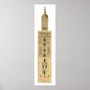 Islamic Minaret. Sevilla Cathedral Spain. Poster