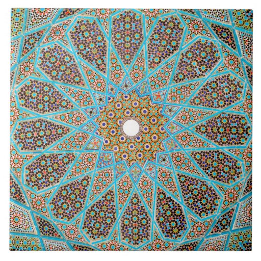 Image of Islamic mosaic design Ceramic Photo Tile