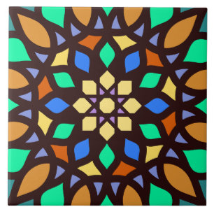 islamic mosaic geometric pattern tile