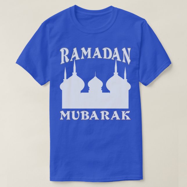 Islamic Mosque Ramadan Mubarak Muslim Fasting Rama T-Shirt (Design Front)