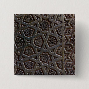 Islamic Pattern 15 Cm Square Badge