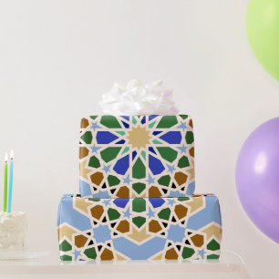 Islamic Pattern Background Wrapping Paper