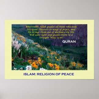 Islamic Poster (Islam religion of Peace)