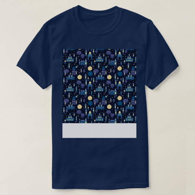 Islamic Seamless Pattern Arabic Mosaic Morrocan Ei T-Shirt (Design Front)