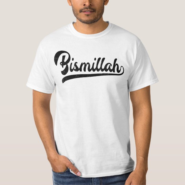Islamic Sign Bismillah T-Shirt (Front)