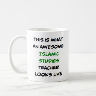 islamic studies teacher, awesome coffee mug