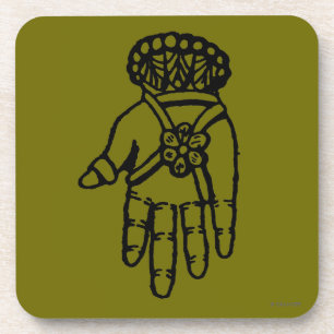 Islamic Symbol: Hamsa Coaster