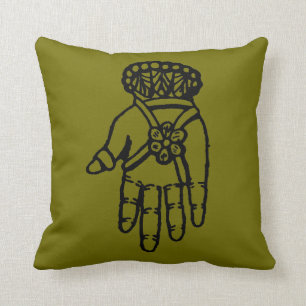 Islamic Symbol: Hamsa Cushion