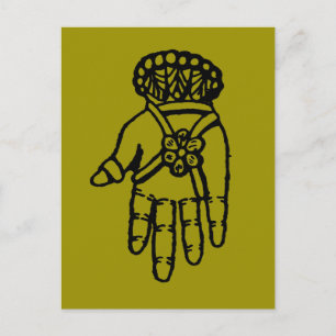 Islamic Symbol: Hamsa Postcard