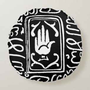 Islamic Symbol Round Cushion
