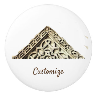 Islamic Temple Architecture Thunder_Cove Ceramic Knob