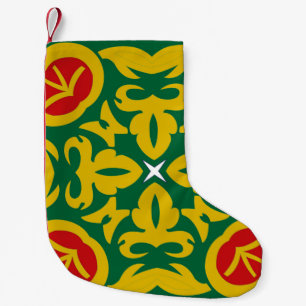 Islamic Traditional Pattern. Bandanna print design Small Christmas Stocking