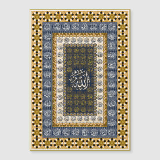 Islamic Wall Art Allah Names Calligraphy Geometric