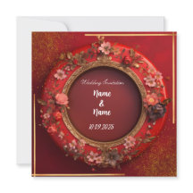 Islamic wedding invitation