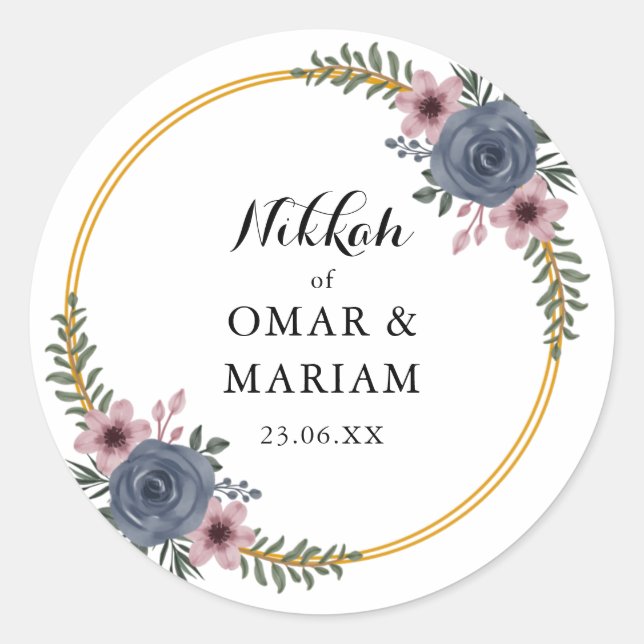 Islamic Wedding Sticker (Front)