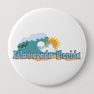 Islamorada. 10 Cm Round Badge