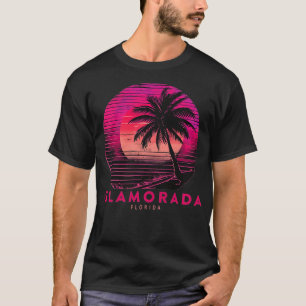 Islamorada FL Florida Keys Vintage Palm Tree Beach T-Shirt