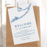 Islamorada FL Navy Blue Wedding Welcome Itinerary Thank You Card<br><div class="desc">Welcome your guests to your Islamorada wedding with this elegant navy blue Florida Keys map-themed weekend events card. The front features a heartfelt welcome message, while the back includes a detailed itinerary of your wedding weekend schedule. Perfect for celebrations at venues like Cheeca Lodge & Spa, Morada Bay, Pierre's Restaurant,...</div>