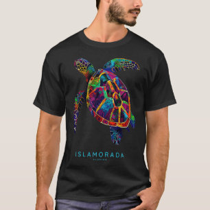 Islamorada FL Vintage Sea Turtle Vacation Florida  T-Shirt