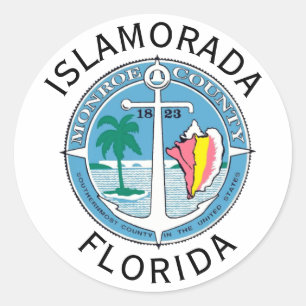 Islamorada - Florida Keys Classic Round Sticker