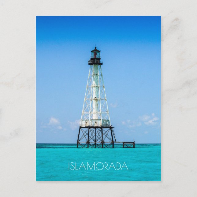 Islamorada Florida Lighthouse Postcard (Front)
