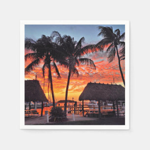 Islamorada, Florida sunset Napkin