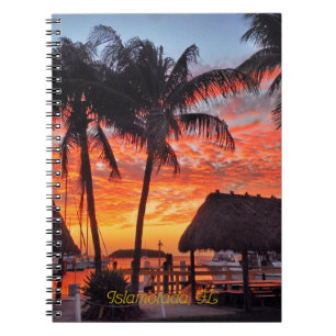Islamorada, Florida sunset Notebook