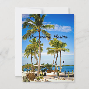 Islamorada, Florida tropical photograph Card