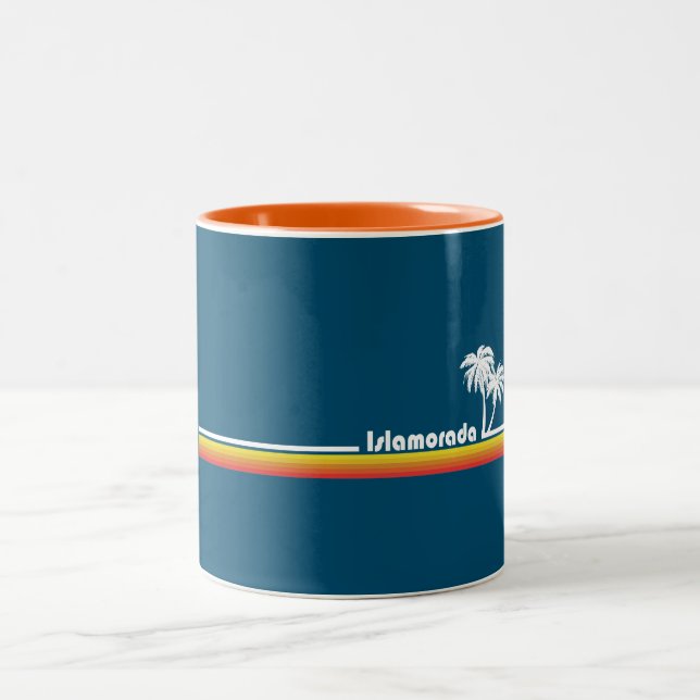 Islamorada Florida Two-Tone Coffee Mug (Center)