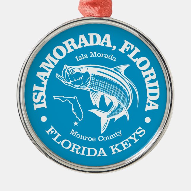 Islamorada (tarpon) metal tree decoration (Front)
