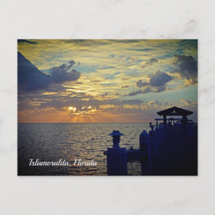 Islamoralda Florida Sitting on the Dock Postcard