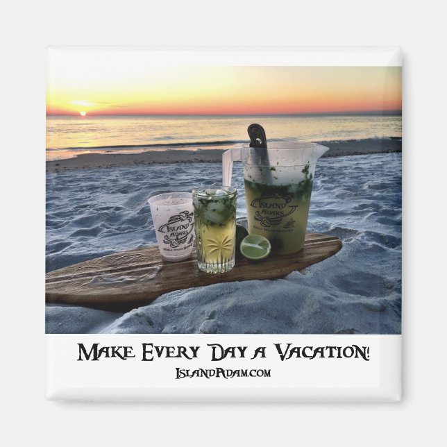 Island Adam Beach Magnet (Front)