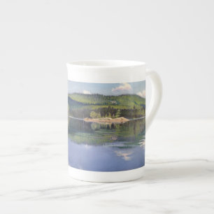 Island And Cloud Shadow - bone china mug