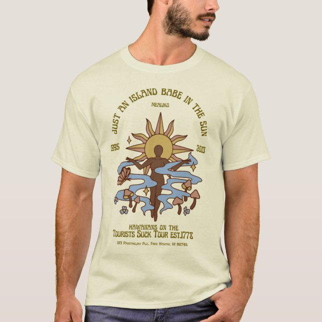 Island babe T-Shirt (Front)