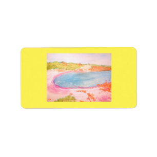 Island Beach Label