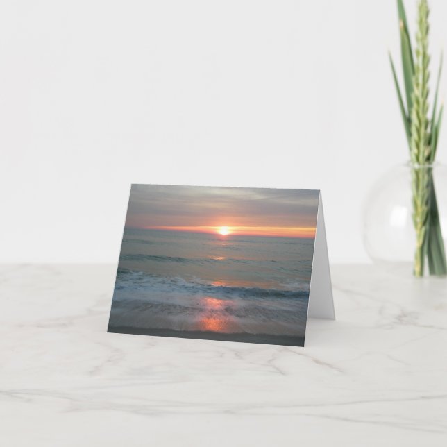 Island Beach State Park IBSP Sunrise Note Card (Front)