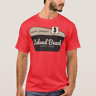 Island Beach State Park New Jersey Welcome Sign T-Shirt